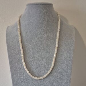 Mother of Pearl Rings 25" NECKLACE & 2 BRACLETS 7" ALL NATURAL